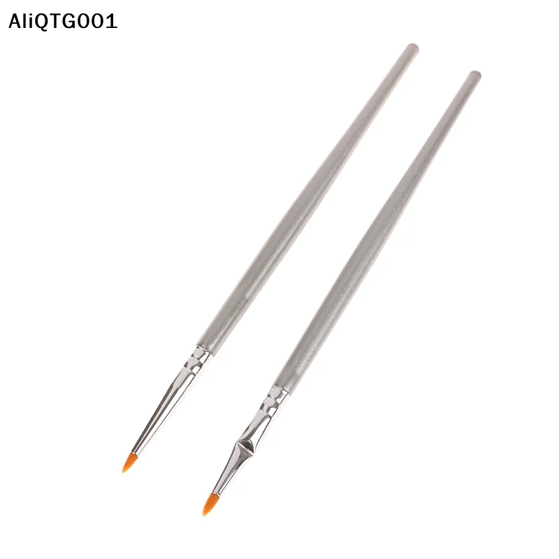 Pincel delineador de ojos en ángulo fino de precisión, herramienta delineadora de ojos en Gel con cerdas sintéticas, ángulo plano inclinado ultrafino para maquillaje de ojos