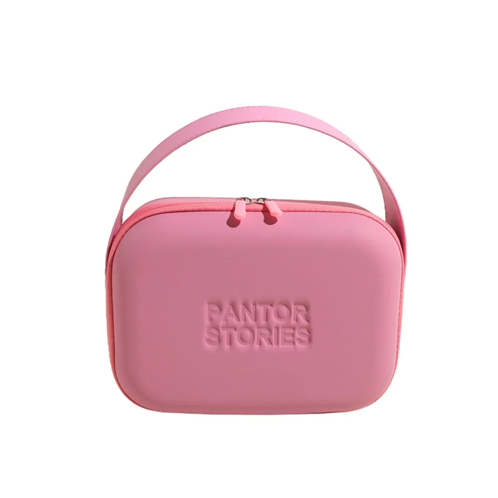 

Storage Silicone Makeup Bag Portable Large Capacity Travel Cosmetic Container Handle Multifunctional Wash Pouch
