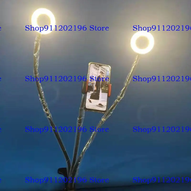 P82A Double Selfie Rings Light With Phone Stand 3 Lighting Type LED Ringlight