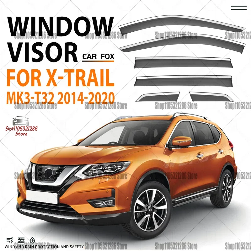 

Suitable for Nissan X-Trail window visor X-Trail Rogue window visor car assembly window deflector