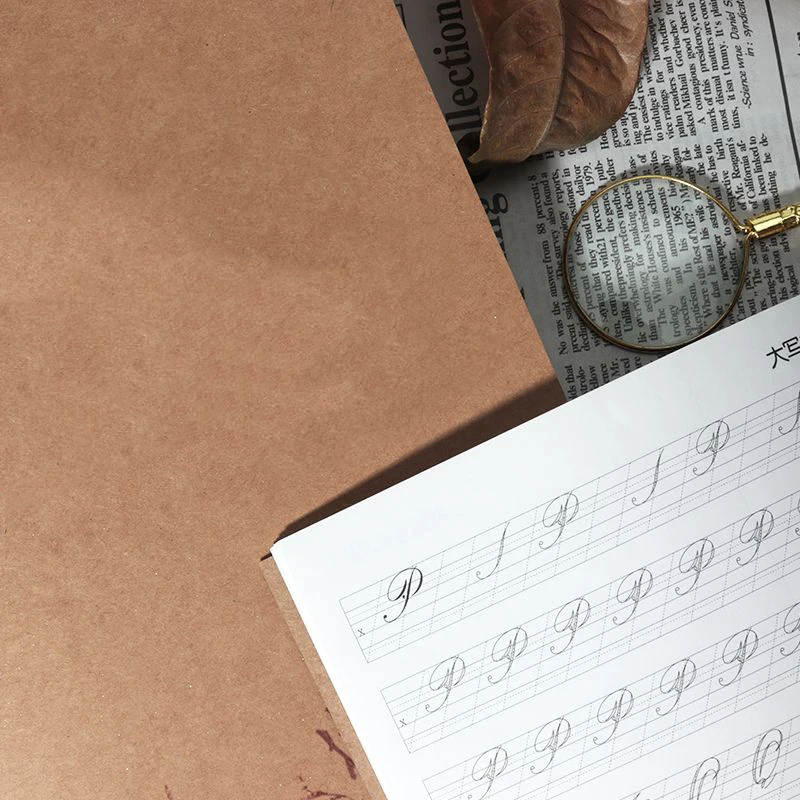 English Calligraphy Practice Book A4 Size Artistic Handwriting Exercise Book for Language Arts And Writing Skills Improvement