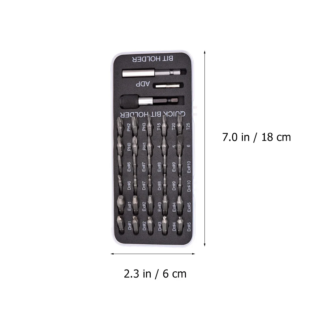 33 قطعة من مجموعة أدوات استخراج المسمار التالفة، مجموعة احترافية متعددة الوظائف بما في ذلك قضبان مستخرج لقم الثقب للمسمار المقطر