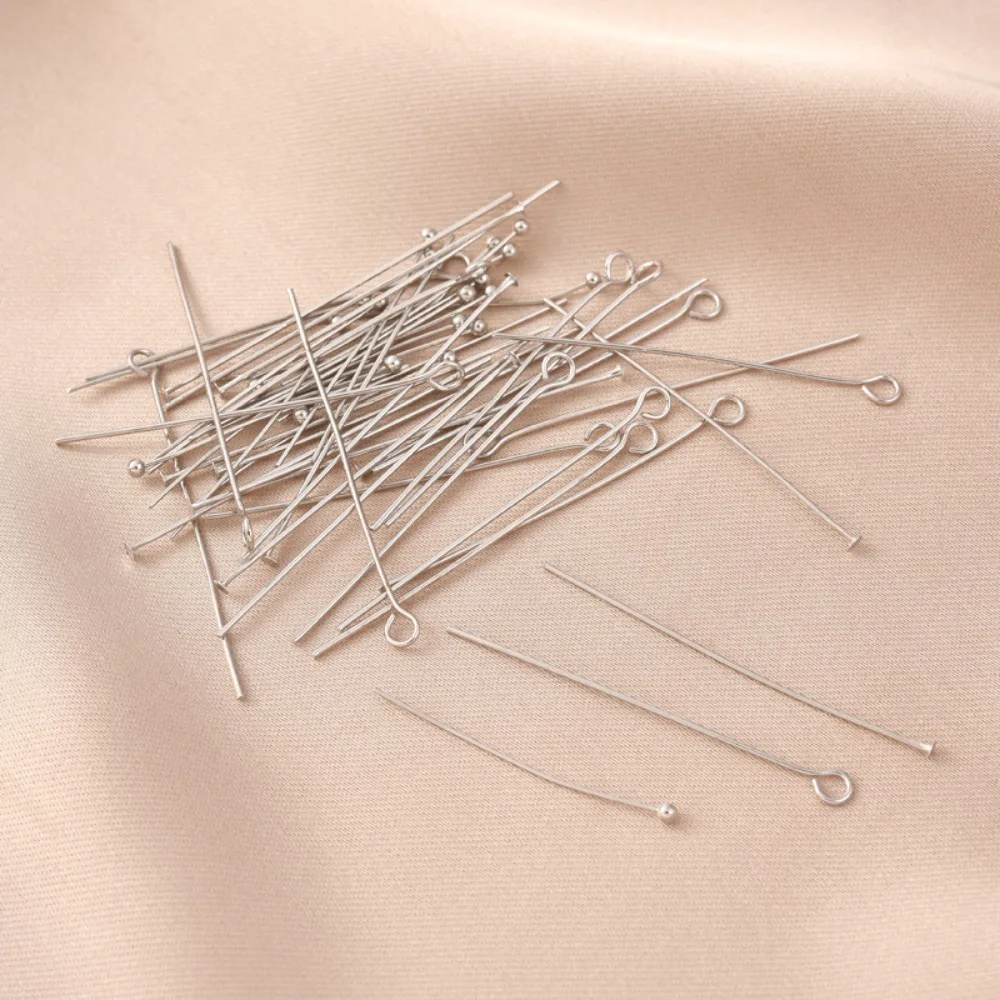 

Copper Plated with White Gold, 9-pin, Round Head Pin, Diy Pendant, Flat Head Pin, T-pin, Bead Pin Jewelry Accessories