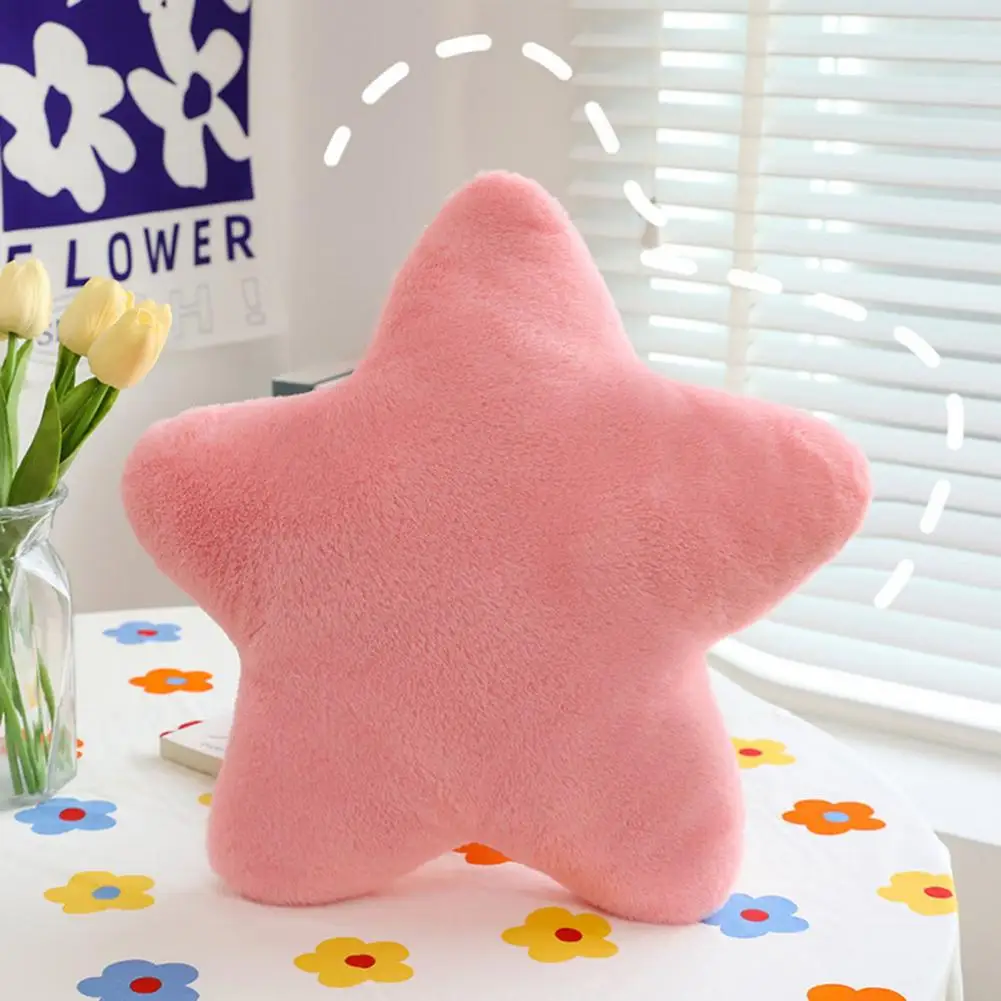 Nordic Style Star Pillow Cute Plush Toy Sleep Pillow Gift Girl Yellow Pentagram Shape Cushion Bedroom Decor Star Pillow Cushion