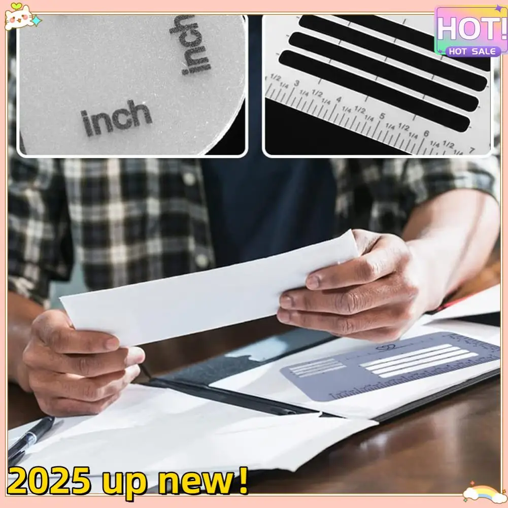 Delicate Texture-4 Pcs Guide Envelope Addressing Guide Stencil Ruler For Envelopes Brush Pens Making Thank You Card