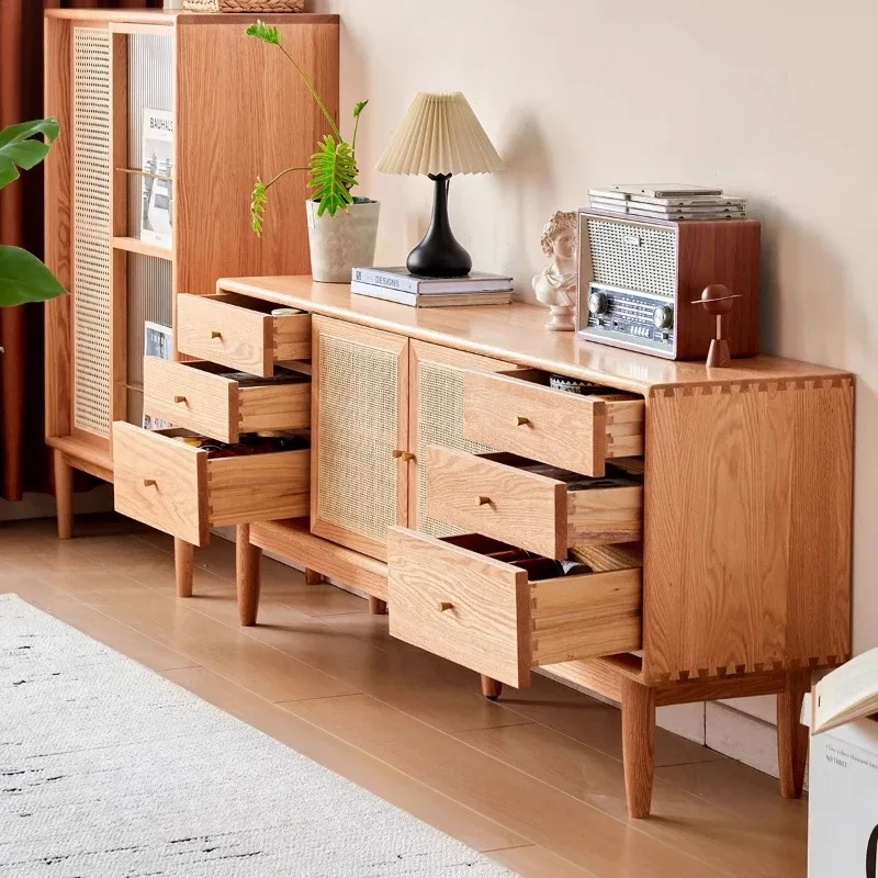 

Storage Designer TV Cabinet Living Room Modern Simple Vintage Display Minimalist Tv Table Room Decor Muebles Trendy Furniture