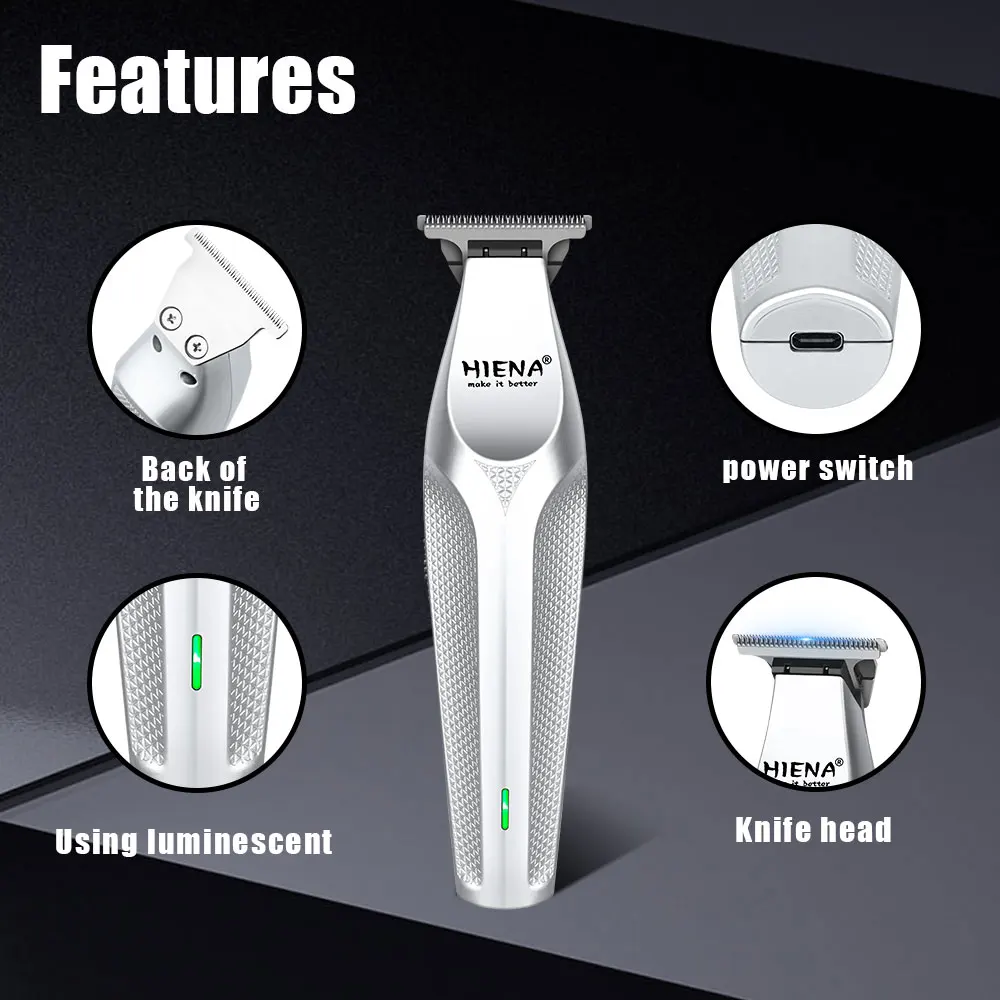 Hair clipper Rechargeable Electric Hair Trimmer for Nose Hair Suitable for Both Men and Women Hair and Beauty Tools