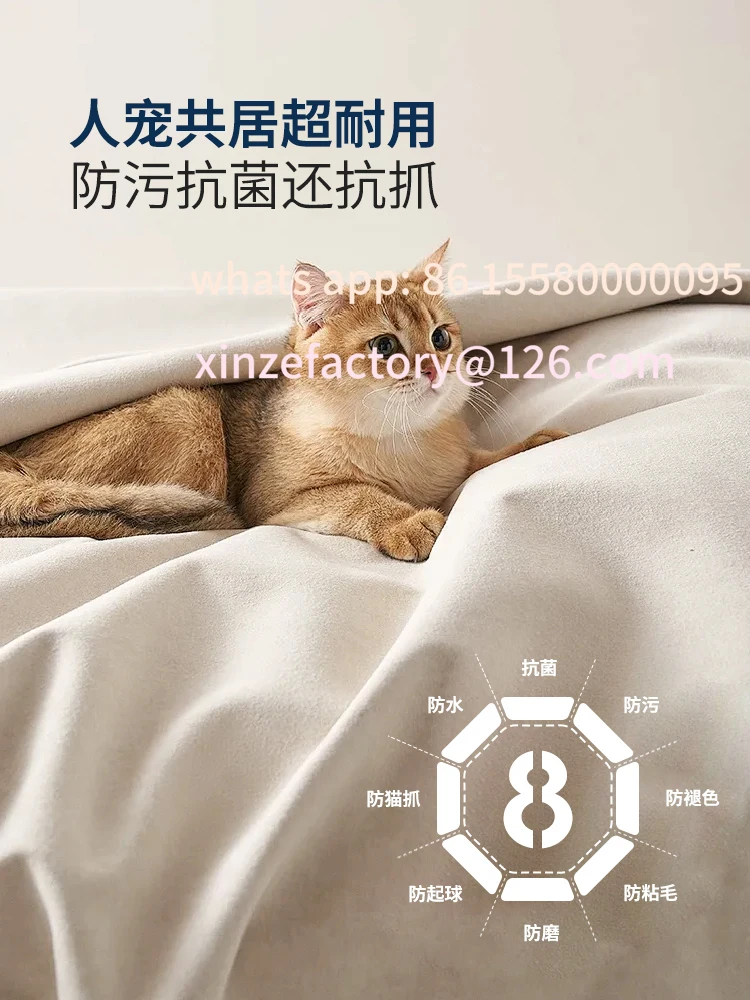 

Customizable Electric Sofa Bed Italian Minimalist Triple