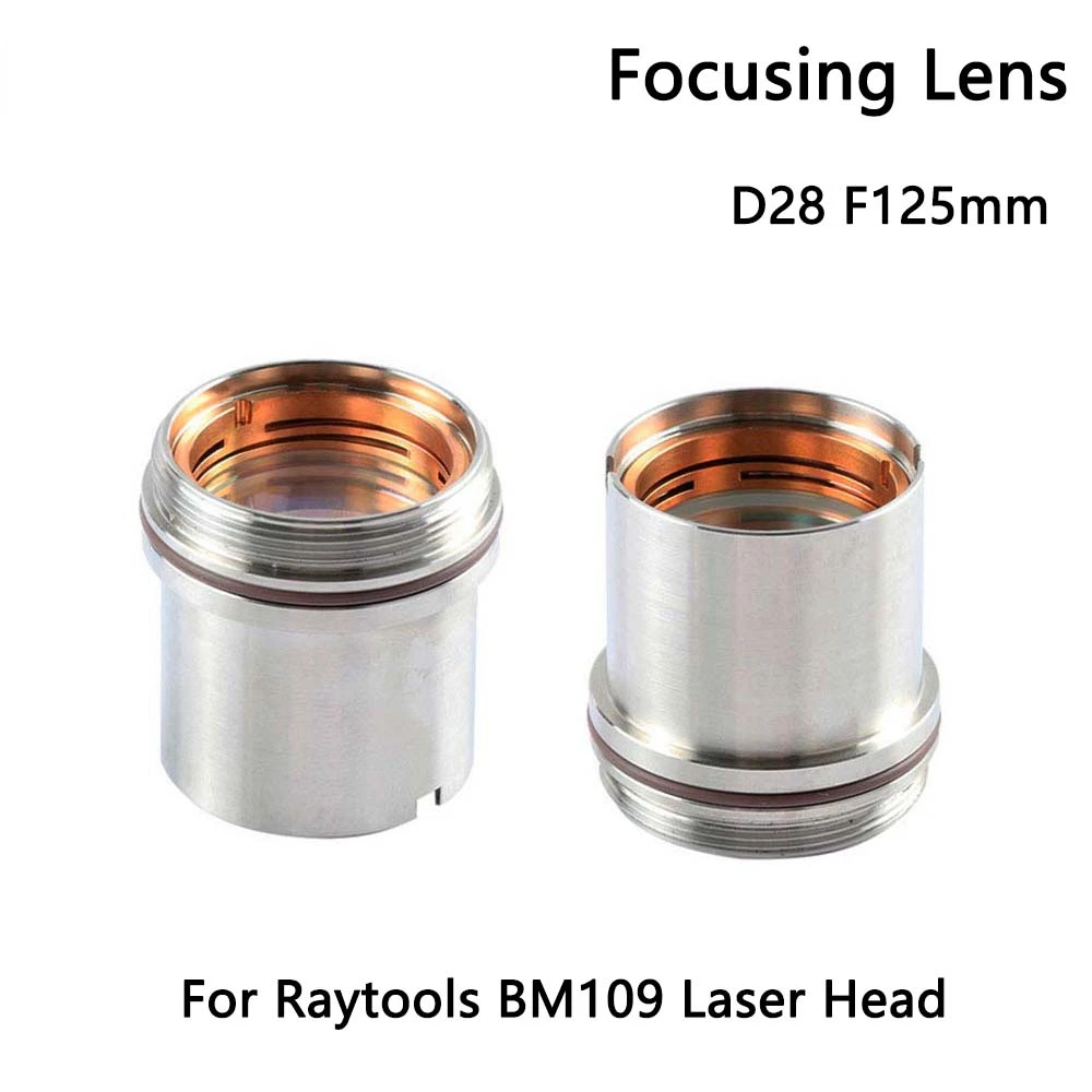 High Quality Fiber Laser Focusing/Collimating Lens D28 F100/125mm for BM109 Auto Focus Fiber Laser Cutting Head