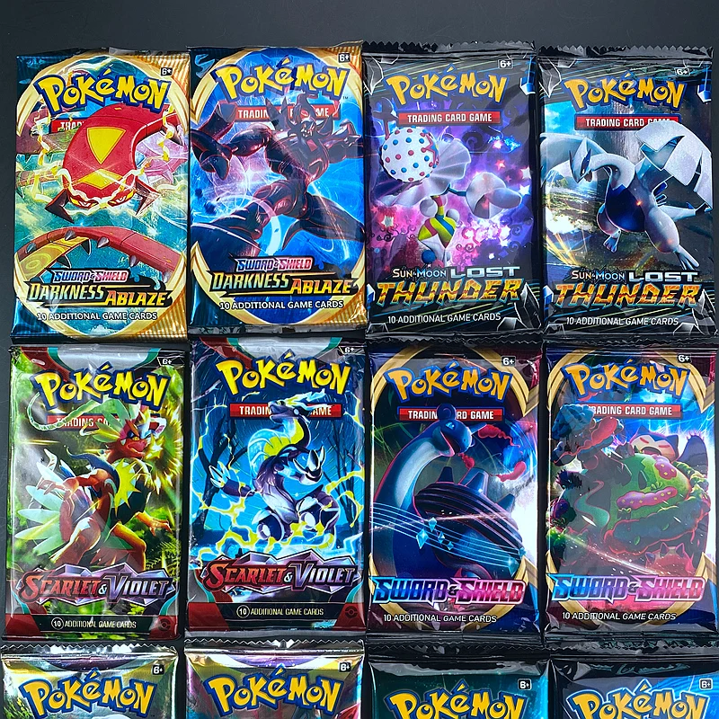 English Pokémon Card TCG: Evoluções Booster Box, Trading Game Collection, Brinquedos para crianças, 20 peças