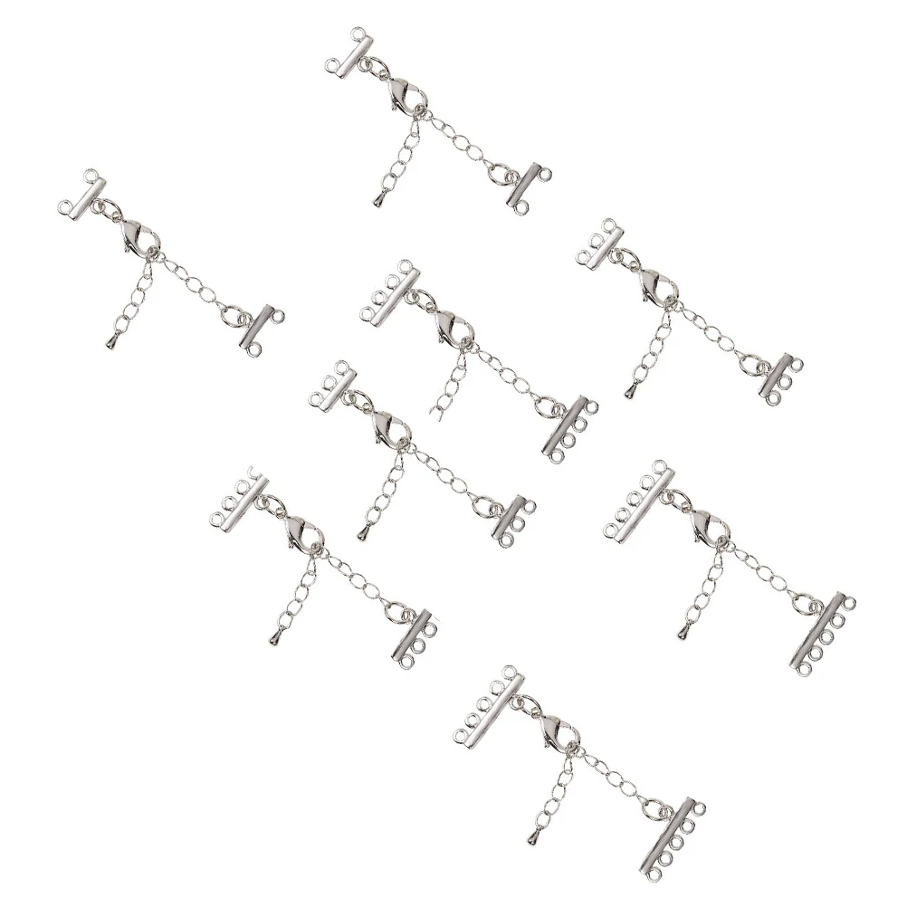 

Stainless Steel Extenders Bracelet Stainless Steel Chains Anklet Chains Silver DIY Jewelry Supplies Necklace Extenders