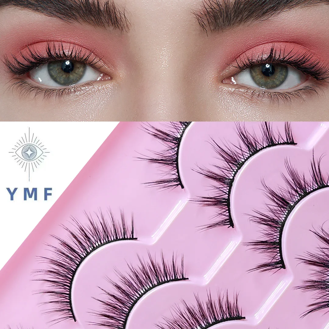 

14 Pair New Manga Lashes Soft Natural Eyelashes Thick False Eyelashes Manga Eyelashes Daily Dating Makeup Eyelashes Lashes Wispy