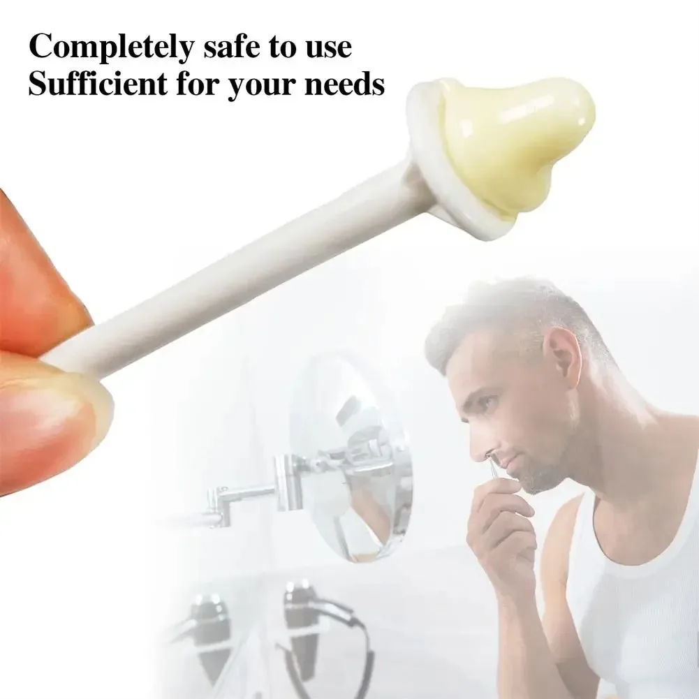 طقم شمع الأنف 50 جم - 1000 جرام | هناك شمع وأدوات تطبيق | مجموعة إزالة الشعر للرجال والنساء، إزالة غير مؤلمة لتنظيف شعر الأنف #4