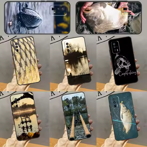 Carp Fishing Fish Case For Xiaomi 15 Ultra 13 14 11T 12T 13T 14T Pro POCO X7 X3 X5 X6 Pro M6 F5 F6 Pro Cover