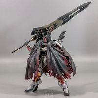 2023 Hot Wm Beautiful King Hg 1/144 Mhf-01 Dark Emperor Cloak Edition Assembly Model Collectible Anime Robot Kits Models Toys