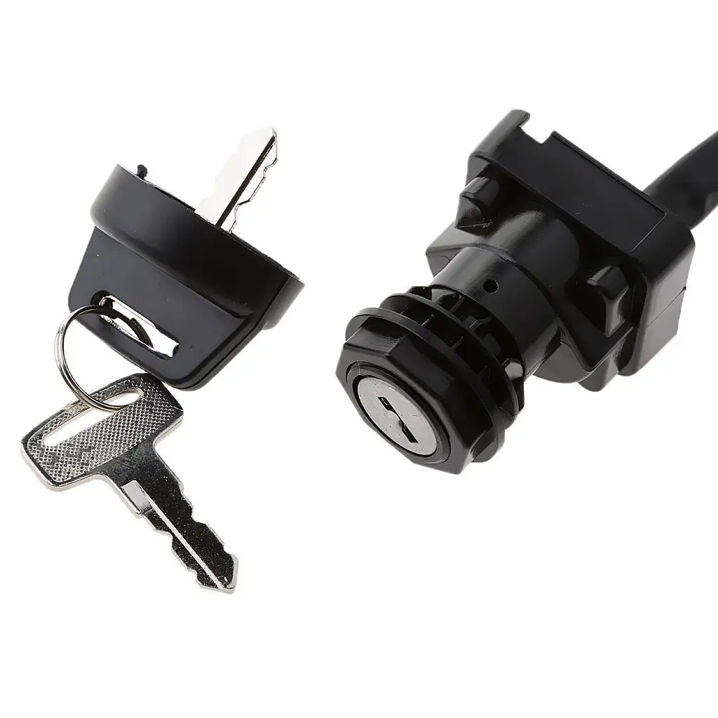 

Ignition Switch Black Plastic Direct Fit Key Lock for Suzuki LT80 LT 80 1996-2006 ATV Replacement