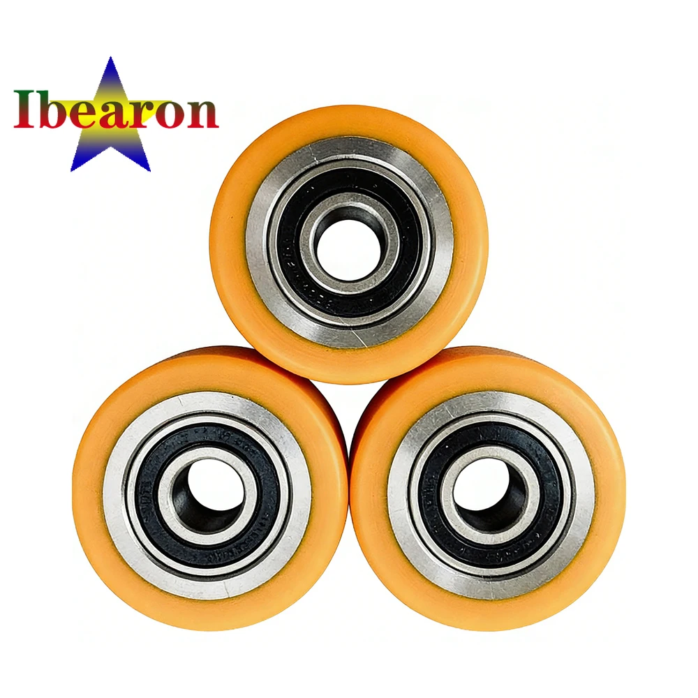 4-ruote-per-carrelli-elevatori-in-pu-rinforzato-con-nucleo-in-ferro-con-cuscinetti-80x60mm-80x70mm-resistenti-all'usura-e-silenziose-per-carrelli-elevatori-elettrici
