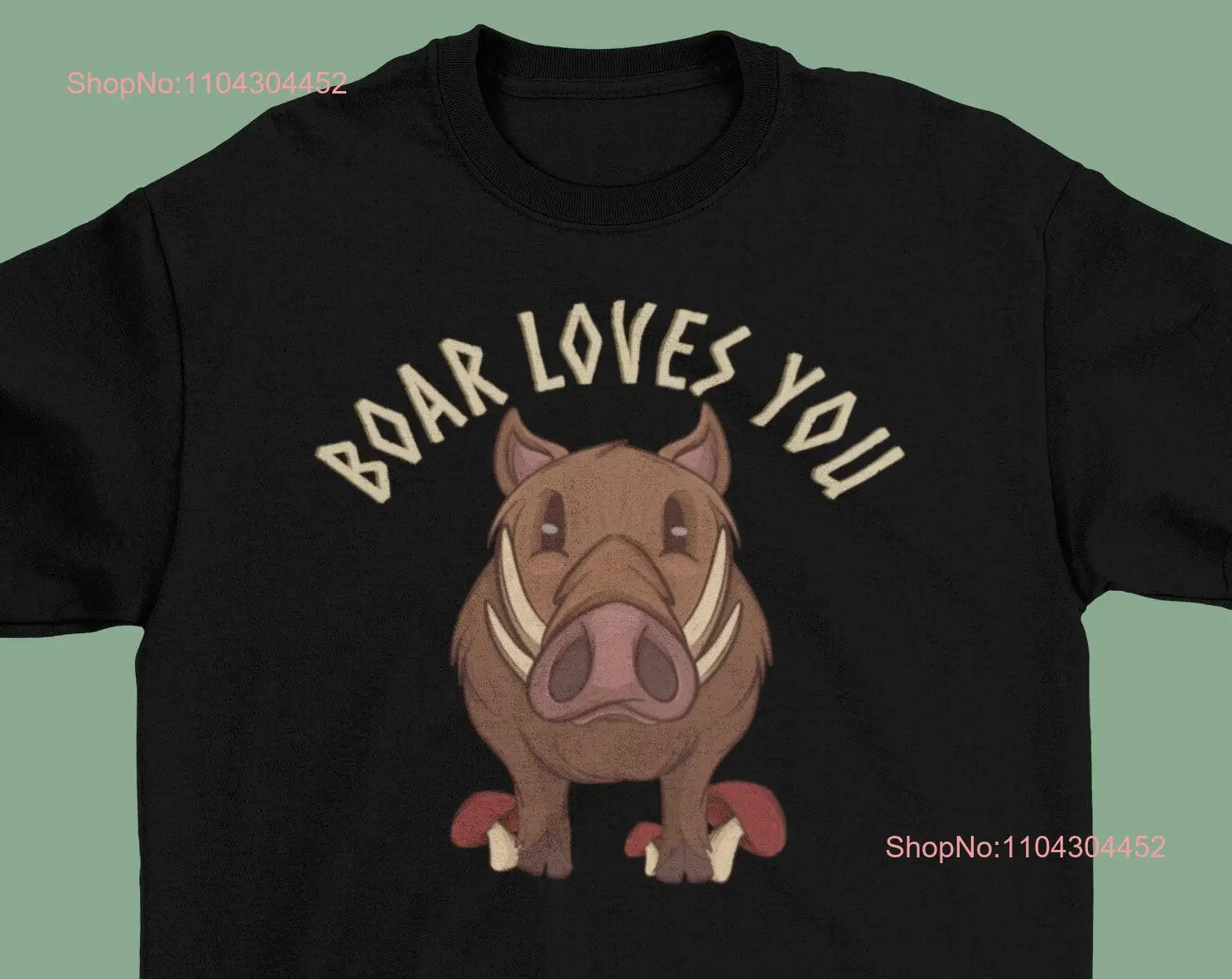 Boar Loves You Classic T Shirt Valheim long or short sleeves