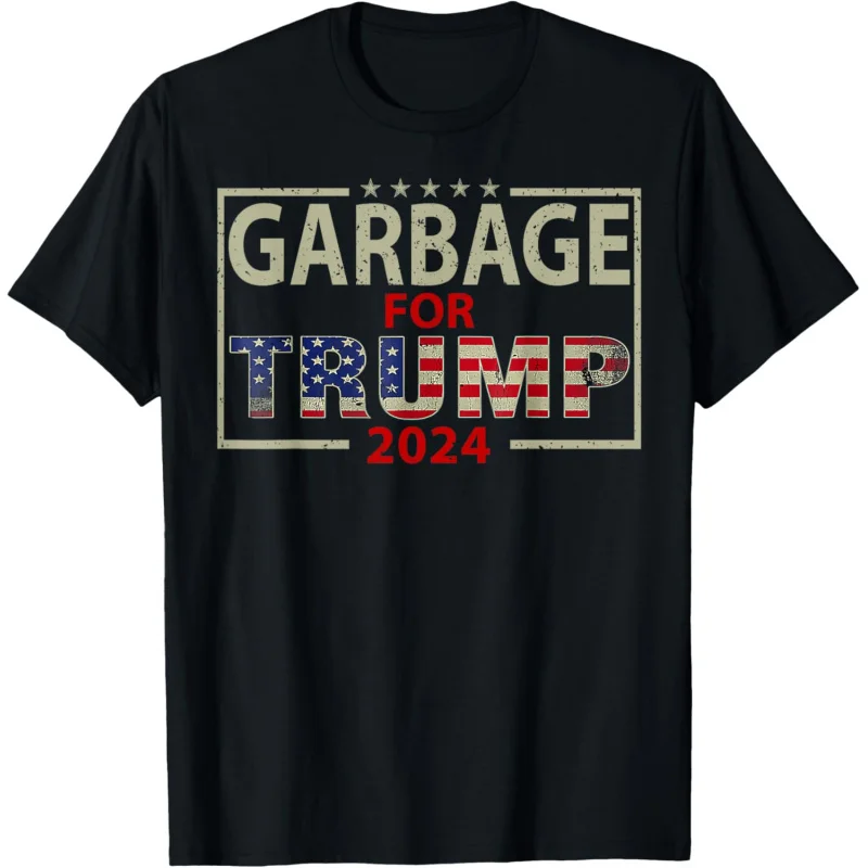 Garbage For Trump 2024 Supporter Design T-Shirt