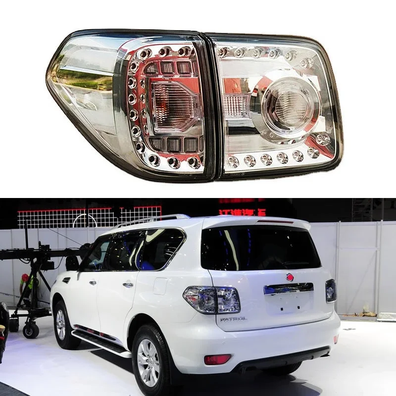 White taillight For Nissan ARMADA/PATROL Y62 XE 14 15 16 17 18 19 Car Accessories LED Tail Light Assembly Brake lights Rear lamp