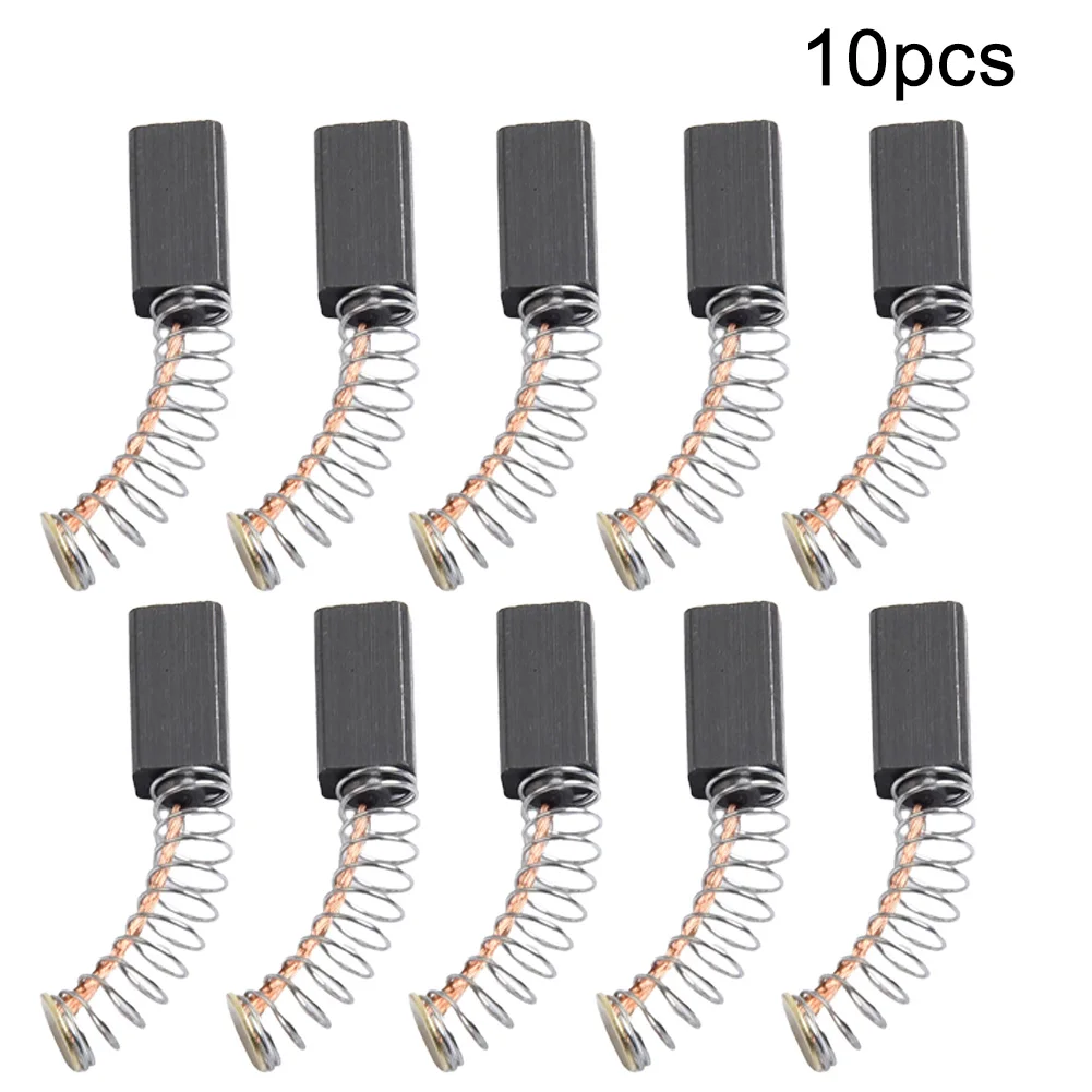 10 Stuks Motor Koolborstels Vervanging Voor Elektrische Hamer Boren Cirkelzagen Haakse Slijper 13X6X4mm Power Tool Accessoires