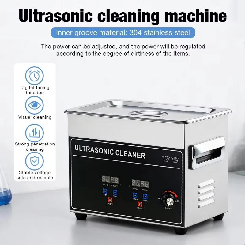 Best Professional 3.2L Ultrasonic Cleaner with Digital Control Timer and Heater for Lab Jewelry Dental and Industrial Components