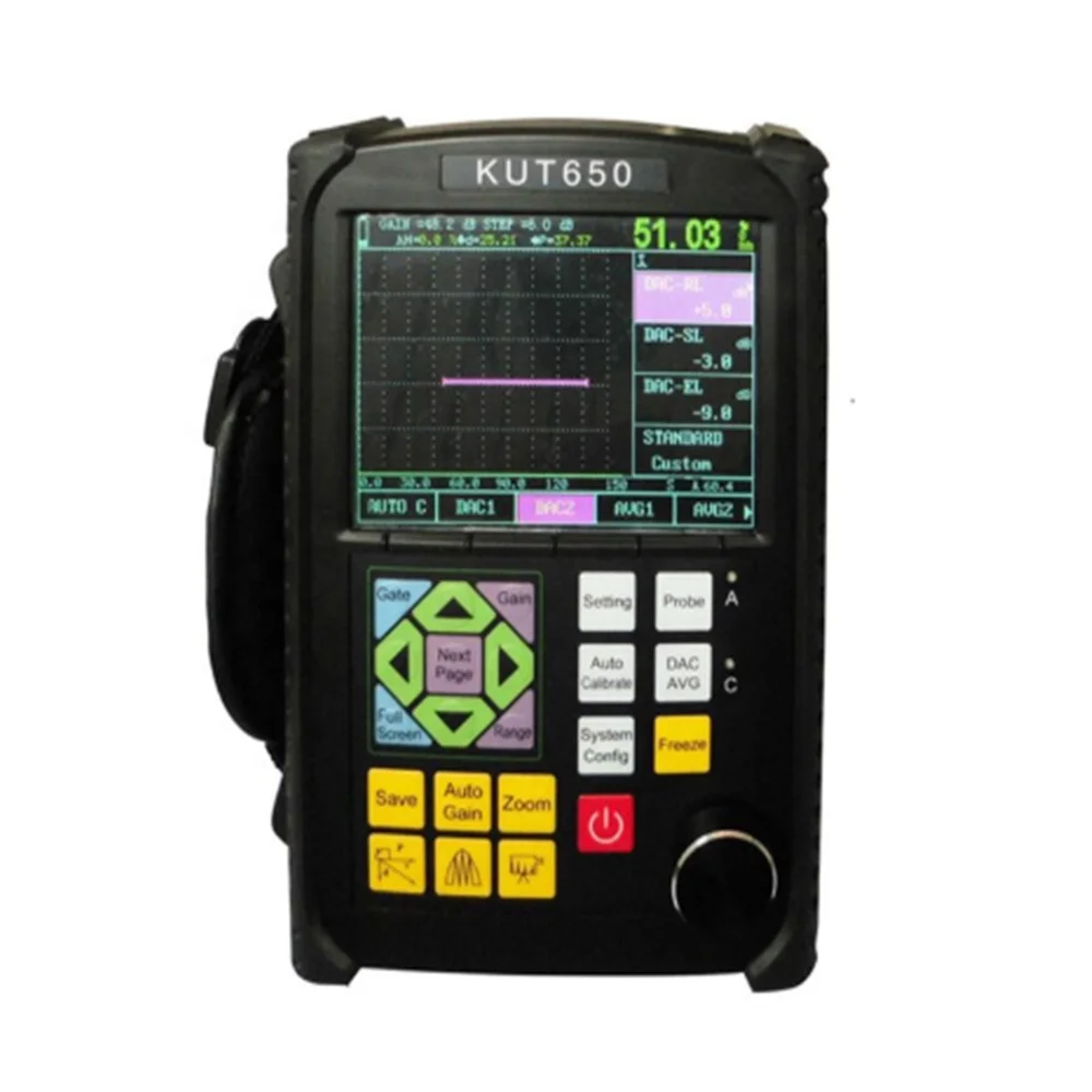 

KUT-650 Automatic Calibration Industrial Ultrasonic Flaw Detection Equipment, Handheld Ultrasonic Flaw Detector