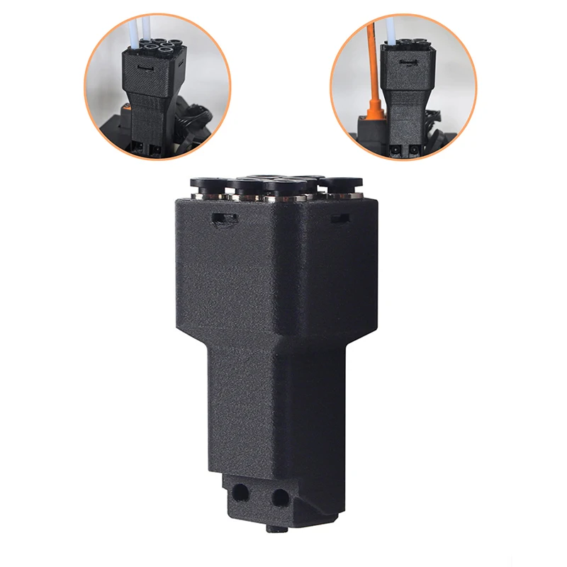 1Set 3D Printer Accessories For Kobra 3/S1C Extruder Consumables Hub 8-in-1 Feed Easy To Install