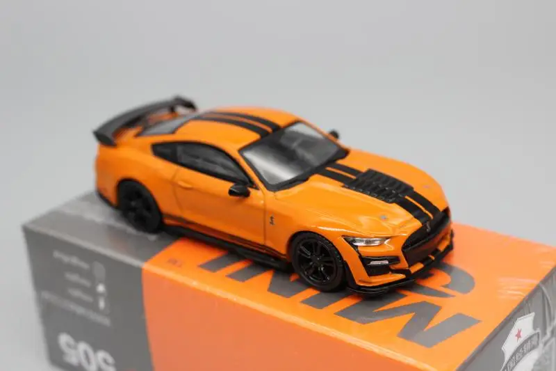 1:64 Mini GT ford Mustang Shelby GT500 #505 Collection die-casting alloy cart model ornaments gifts