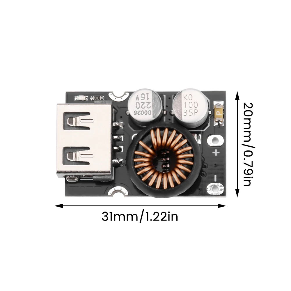 휴대폰 충전용 초고속 충전 모듈, QC36W, 12V24V 에서 USB C 충전 지지대, QC3.0 2.0 AFC SCP