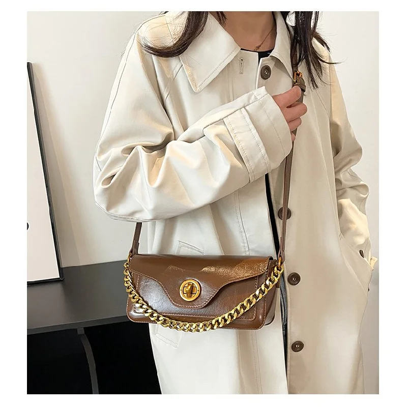 

Elegant Women's Handbag Made Of Premium Leather Boasting Paris High-End Lasting Lightweight Commuter Daily Design​