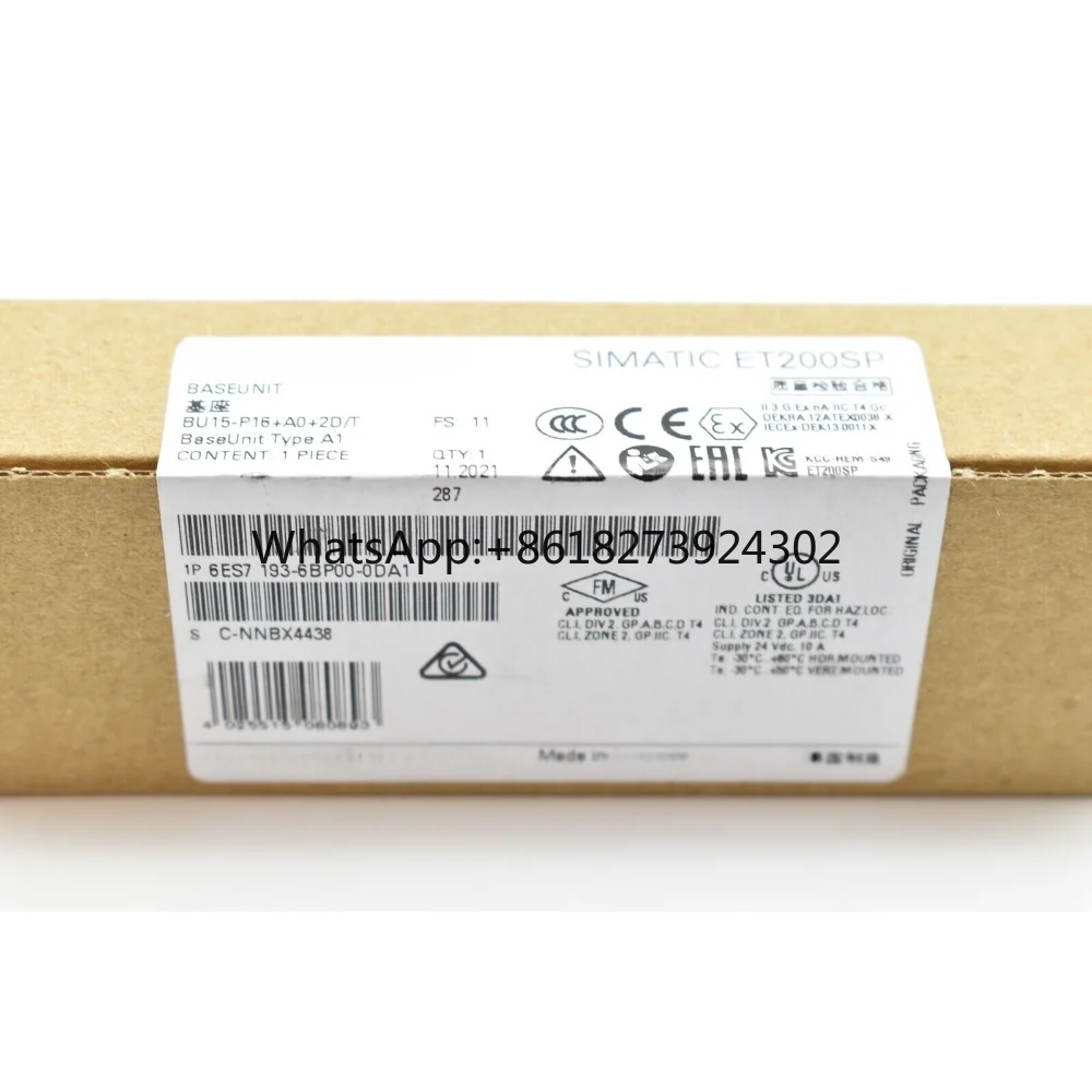 

SIMATIC ET 200SP 6ES7193-6BP00-0DA1 6ES7 193-6BP00-0DA1 PLC Module