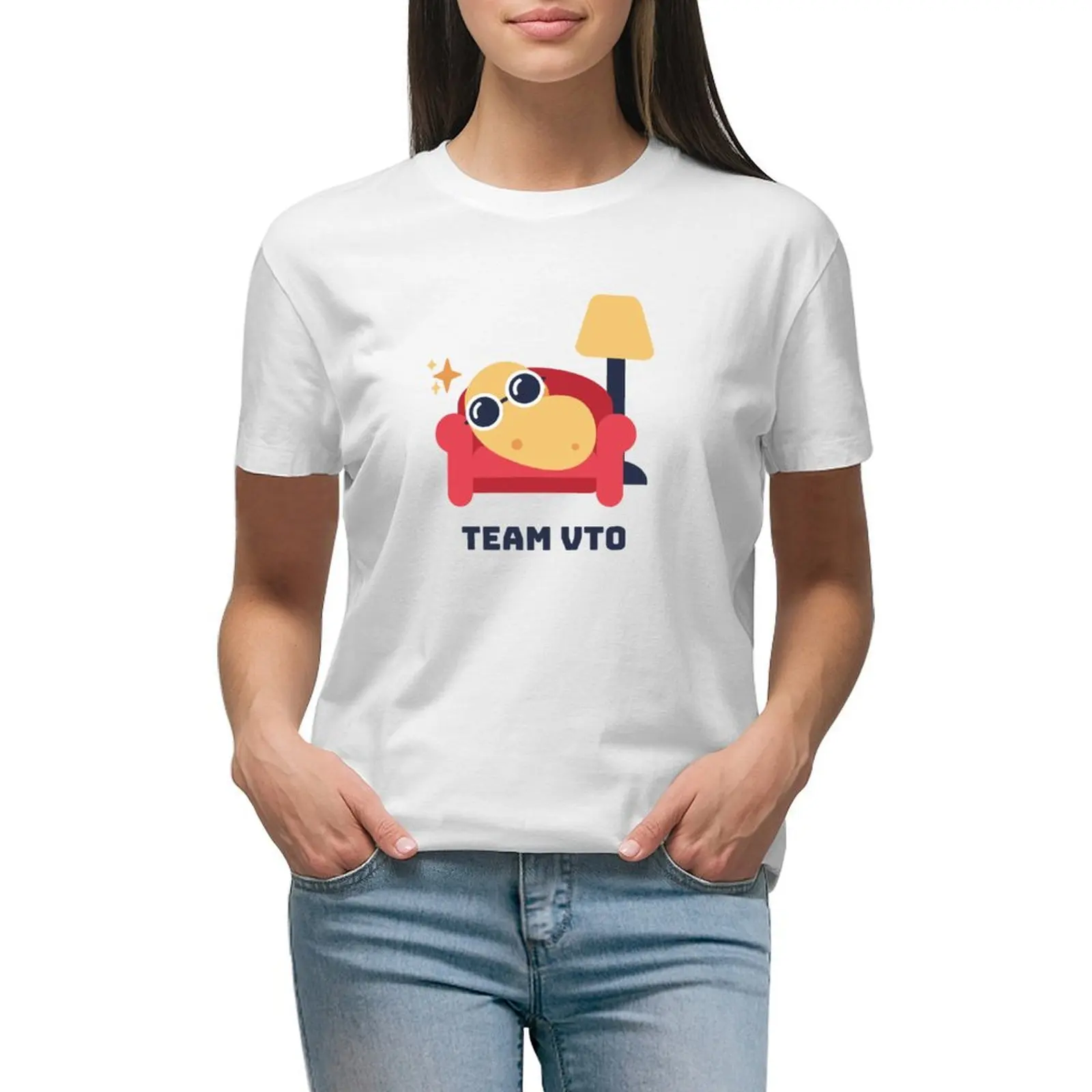 

Team VTO T-shirt Blouse aesthetic clothes cute t-shirts for Women