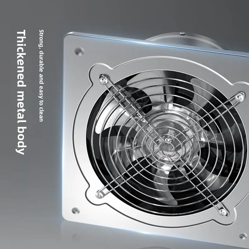 6/8Inch Extractor Ventilatieventilator Afzuigluchtblazer Hoge snelheid Badkamer Keuken Wc Ontluchter Venster Muur Afzuigventilator