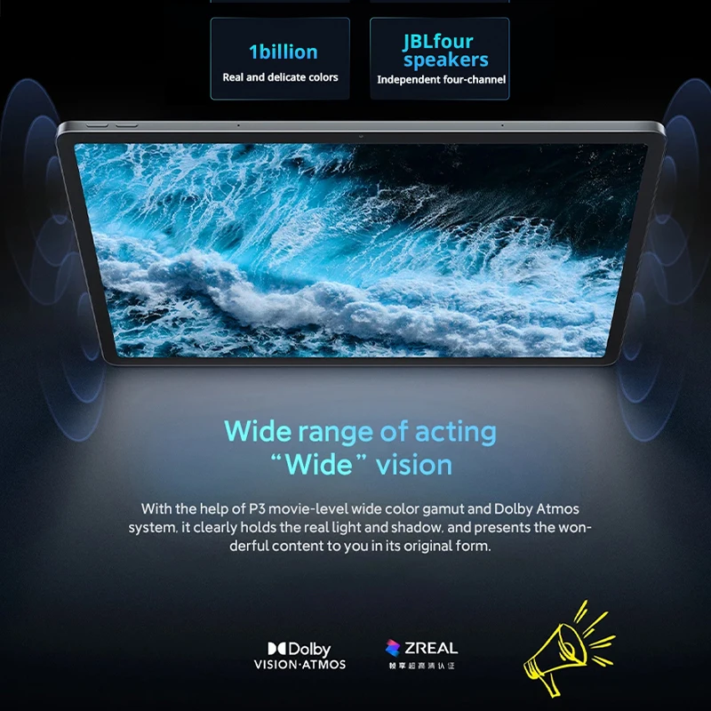 ROM globale Lenovo Xiaoxin Pad Pro Tablet da 12,7 pollici MTK Dimensity 8300 Display LCD 144Hz Fotocamera posteriore da 13 MP Batteria da 10200 mAh