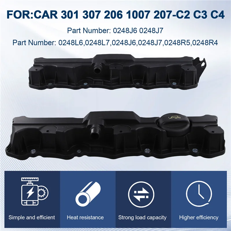 

AT92-0248L6 0248L7 0248J6 0248J7 Прокладка крышки клапана цилиндра двигателя для 301 307 206 1007 207 для Citroen C2 C3 C4