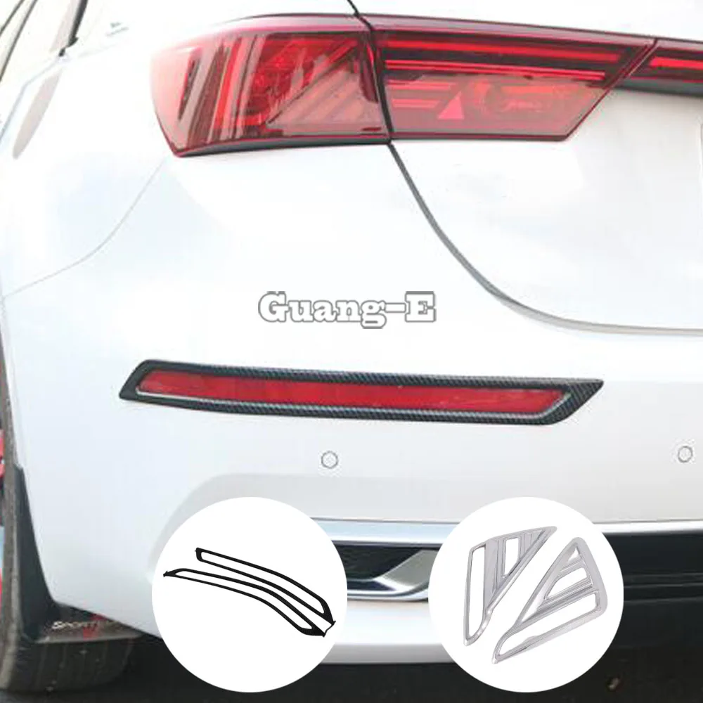 

Eyebrow ABS Chrome Cover Trim Back Tail Rear Fog Light Lamp Frame Lamp Bezel 2PCs For Kia K3 Forte Cerato 2019 2020 2021 2022