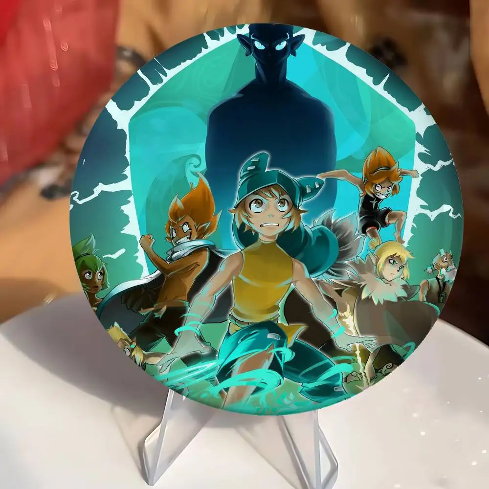 لعبة W-Wakfu S-الستراتيجية شارات الإبداعية صفيح زر PinsBrooch الإبداعية يقتبس شارة الملابس على ظهره مجوهرات هدية للأطفال