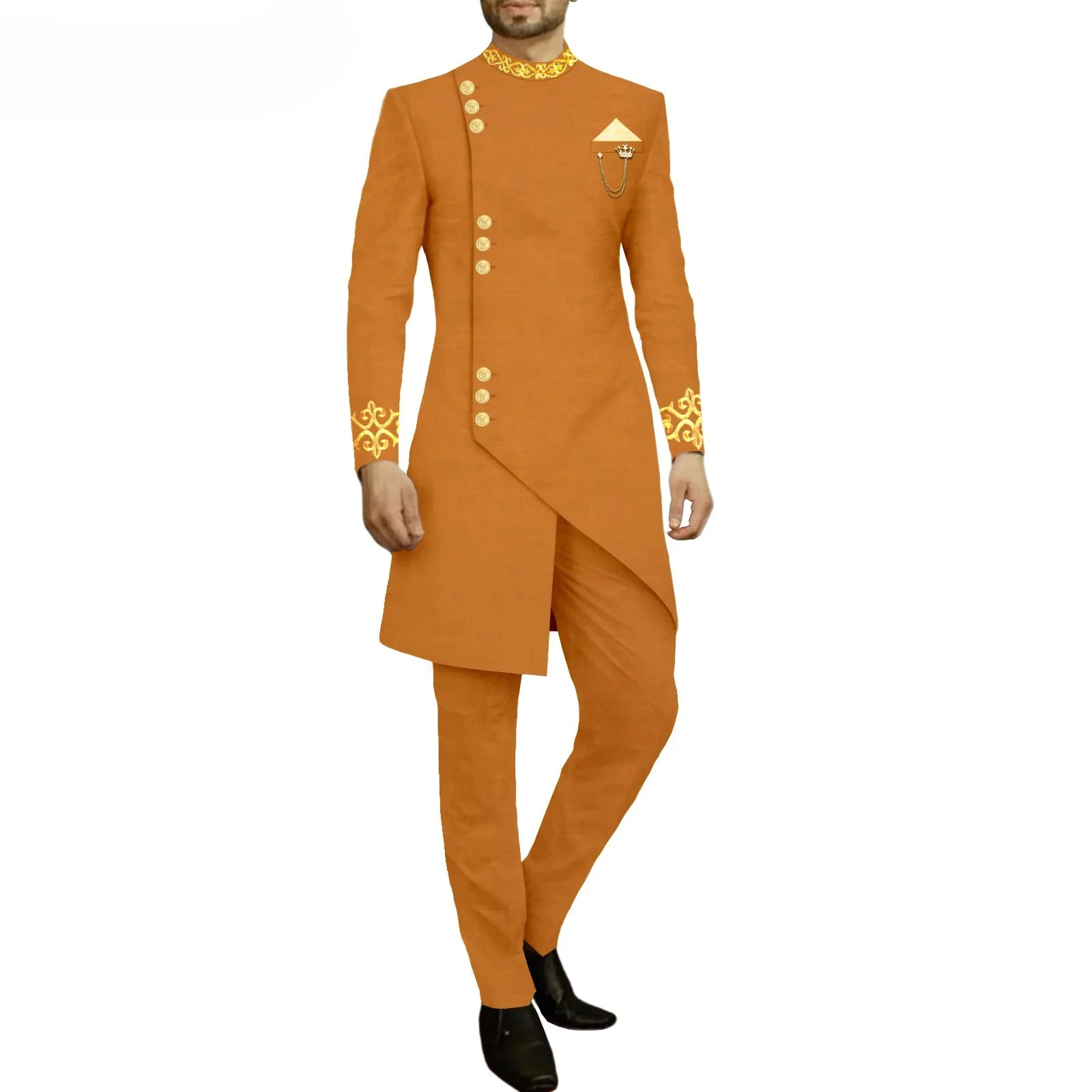 Stylish Atmosphere Casual Men\'s Suit New African Men Slim L Two-piece Set  Clothes for Men  Mens Clothes  Tracksuit Men