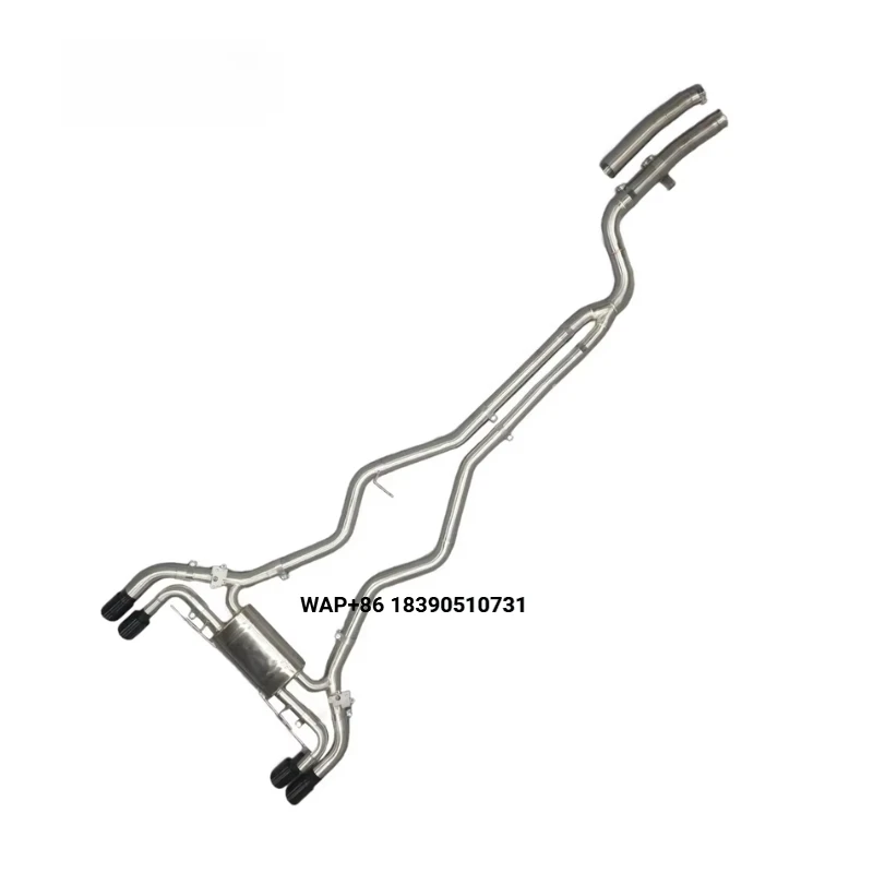 For M340i 3.0T 2020-2023 Stainless Steel Muffler B58 Racing Exhaust Muffler Pipe G20 Car Exhaust Muffler