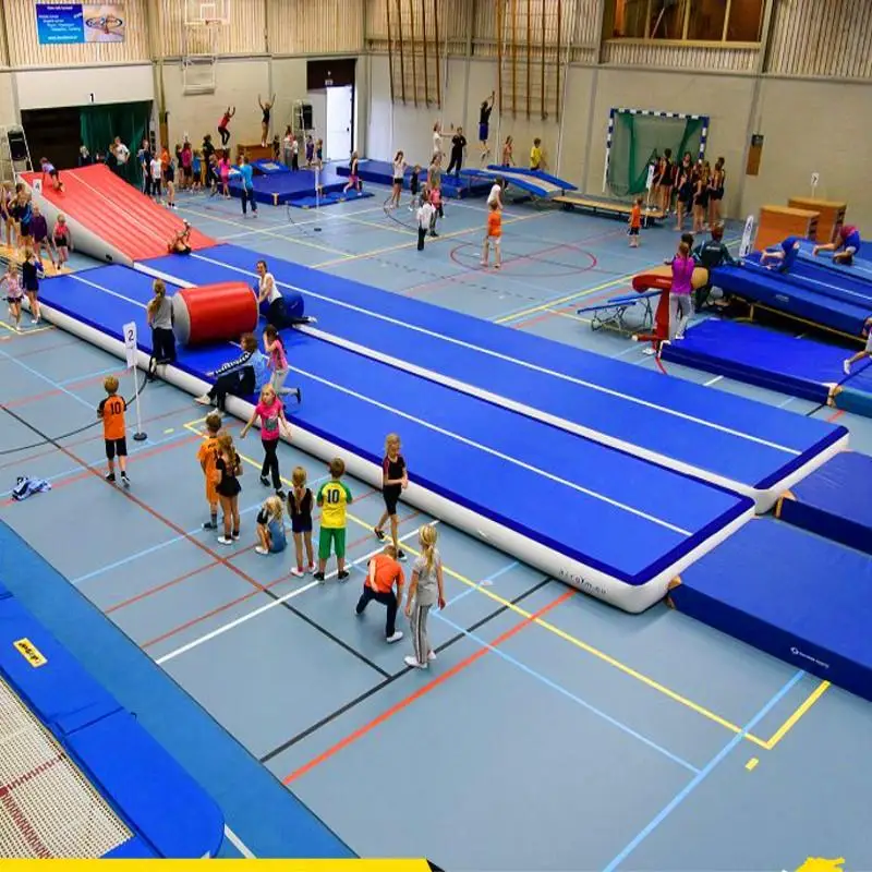 Gratis Verzending Deur Te Deur 10*1*0.2 m Opblaasbare Air track Kids Training Gym Mat Gymnastiek Springen mat Opblaasbare AirTrack