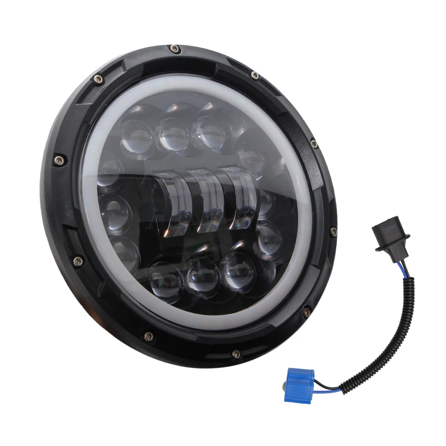 H4 400W 7Inch LED Head Light Lamp with for Lada Niva Urban 4X4 Suzuki Samurai for Jeep Wrangler Off Road