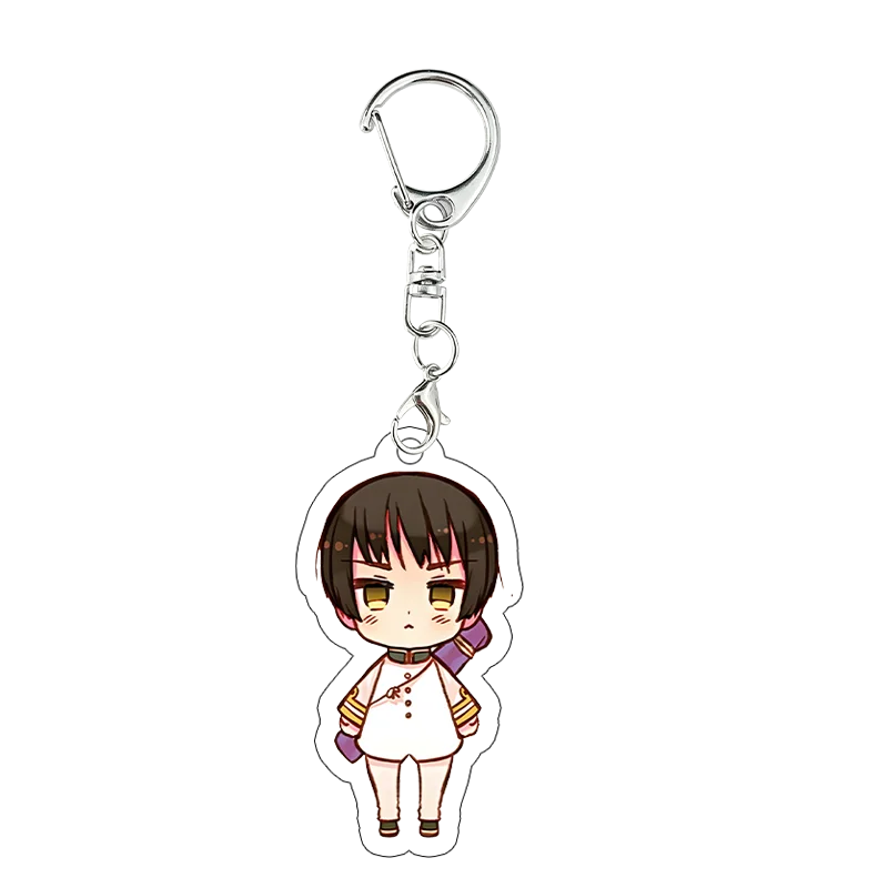 Hetalia Axis Powers Acryl-Schlüsselanhänger Frankreich Amerika Russland Kawaii Deko-Accessoires Schlüsselring Schultaschenanhänger Geschenke – Detail 13