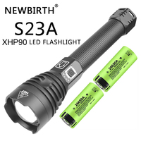 Rechargeable LED Flashlights XHP70 Lamp Beads 3000 Lumens Super Bright Flashlight Powerful Flashlight for Camping Emergencies