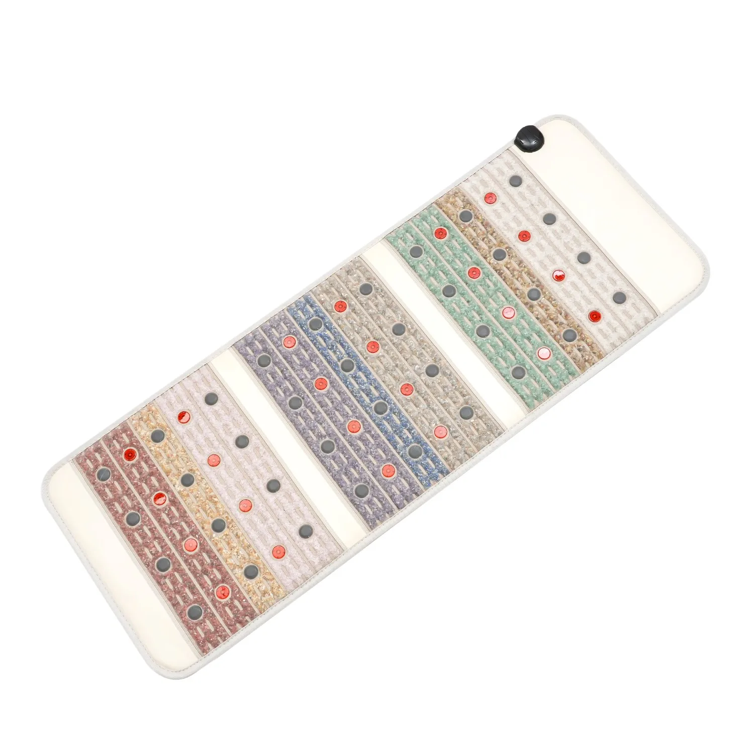 

Chakra Photon Deep Heating Mat Different Natural Massage Stones Heating Pad FIR Fullbody Massage Mattresses