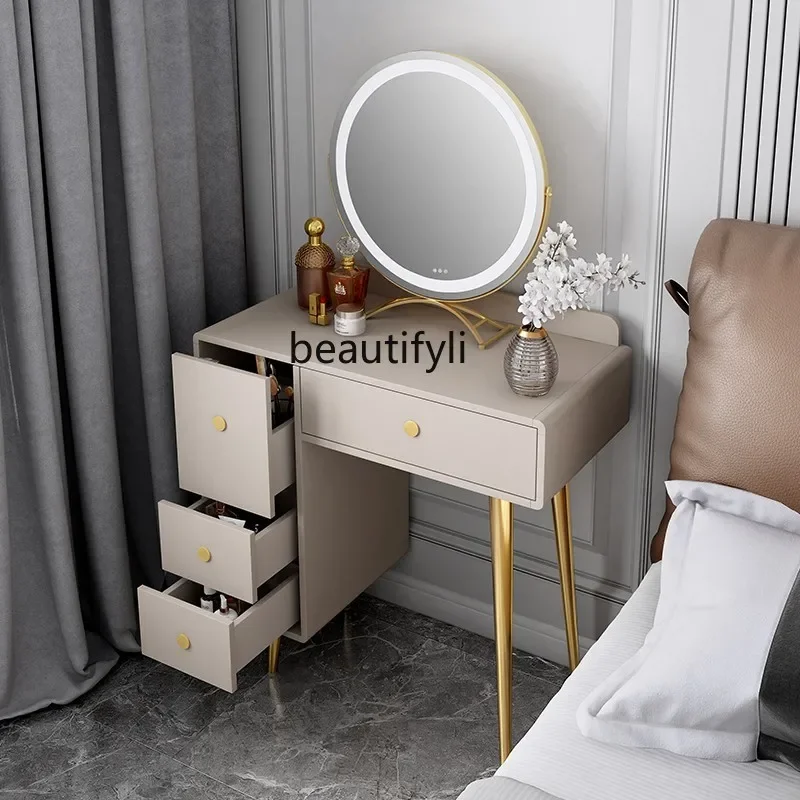 Modern Drawer Comb Dresser Affordable Luxury Style Bedroom Bedside Makeup Table Storage Cabinet Storage Dresser