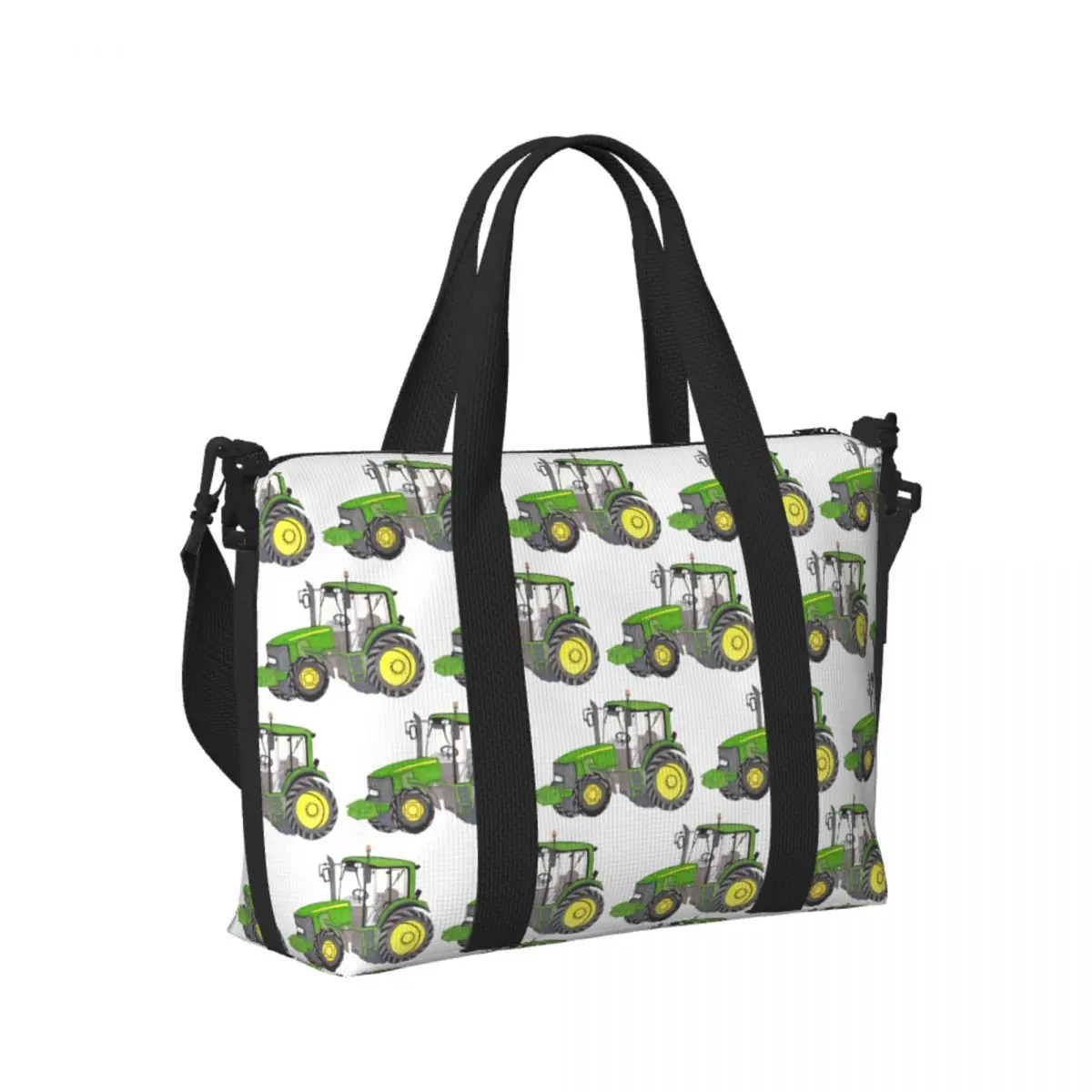 

Custom TRACTOR Beach Travel Bag Large Capacity Tote Bags for Gym Yoga Women Shopping Duffle Shoulder Bag