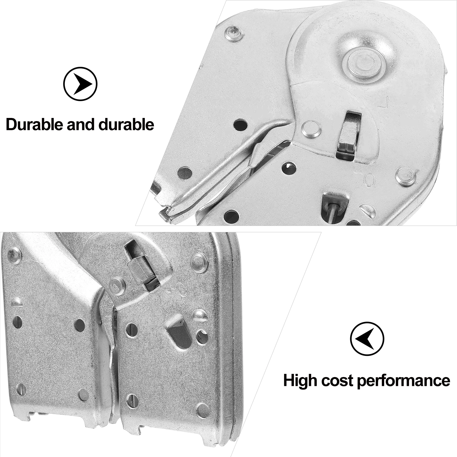

2 pcs Aluminum Alloy Joint Head Brackets Fold Tie Rod Iron Spreader Brace Stability Silver Durable For Home Photography Folding