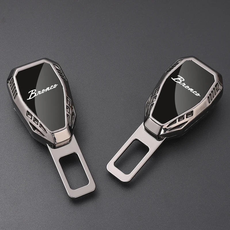 1 pcs Car Seat Belt Clip Extension Plug Metal Seatbelt Extender Accessories for Ford BRONCO