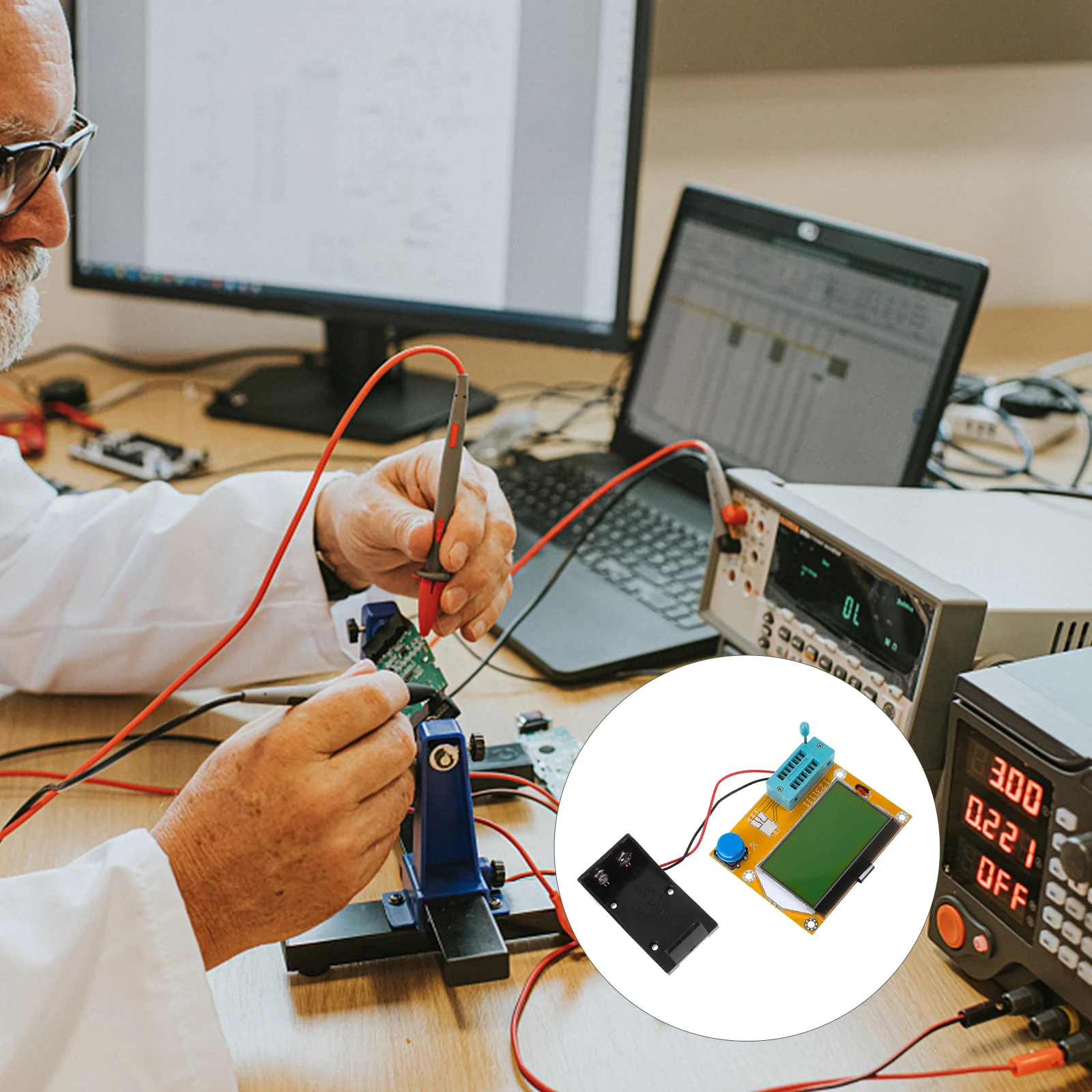 

Tester ESR Tester Resistance Meter Meter Inductance Meter